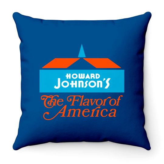 Discover Howard Johnson's Flavor of America - Howard Johnson - Throw Pillows