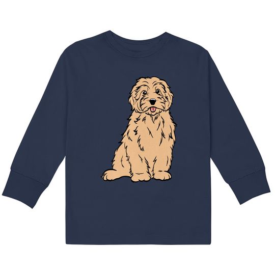 Discover Goldendoodle - Golden Doodle -  Kids Long Sleeve T-Shirts