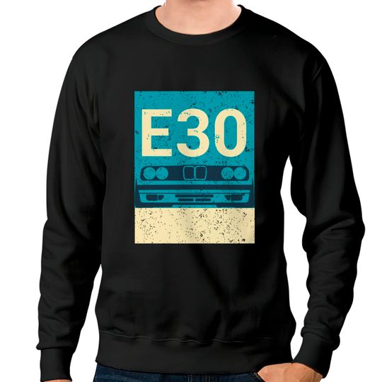 Discover vintage e30 - summer - E30 Bmw Classic 1980s Car - Sweatshirts