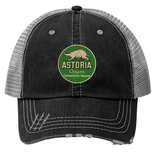 Discover Vintage Astoria Oregon - Astoria Oregon - Trucker Hats