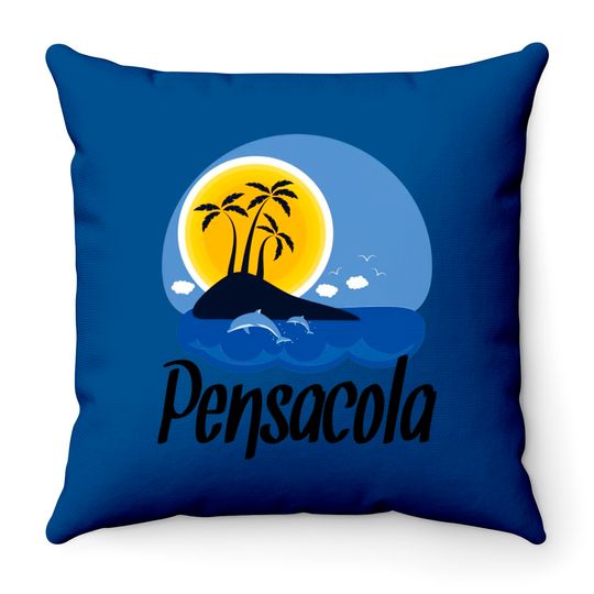 Discover Pensacola Florida - Pensacola Florida - Throw Pillows