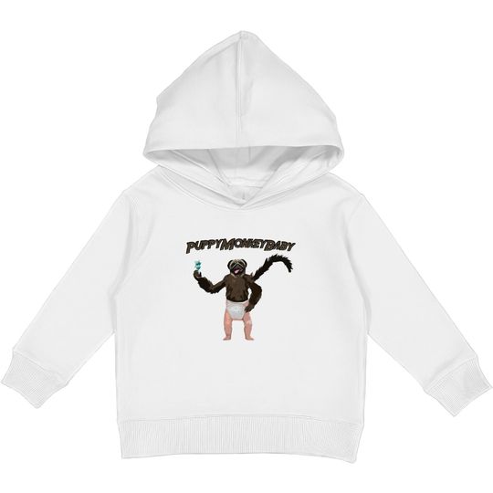 Discover PuppyMonkeyBaby Puppy Monkey Baby Funny Commercial - Mountain Dew - Kids Pullover Hoodies