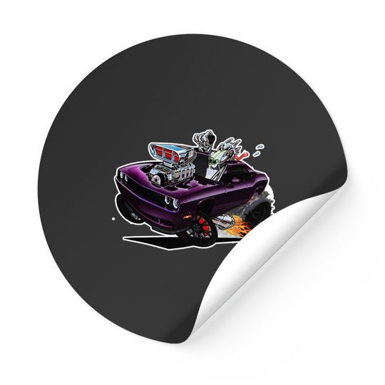 Discover Dodge Challenger Plum Crazy Purple - Challenger - Stickers