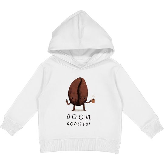 Discover boom. roasted! - Coffee Bean - Kids Pullover Hoodies