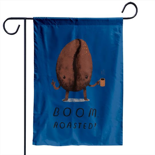 Discover boom. roasted! - Coffee Bean - Garden Flags