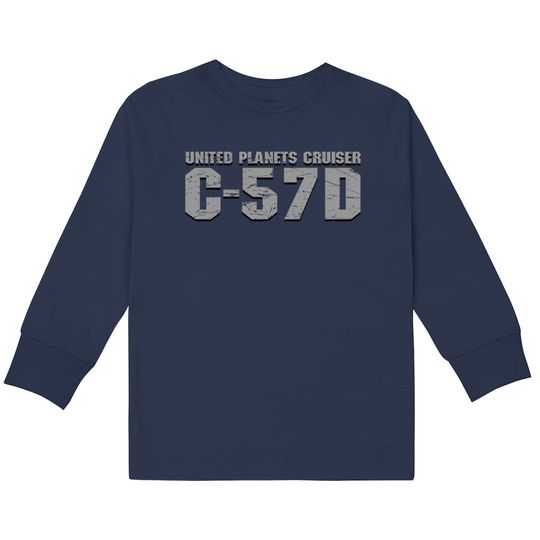 Discover United Planets Cruiser C 57D - Forbidden Planet -  Kids Long Sleeve T-Shirts