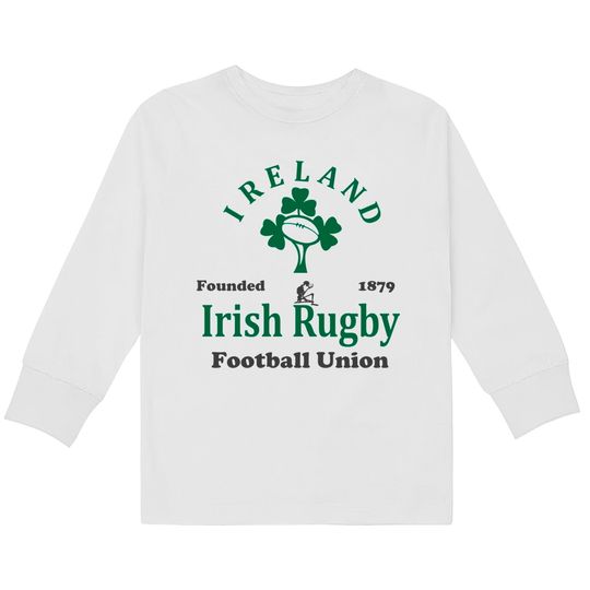Discover Skulls Rugby Ireland Rugby - Skulls Rugby Irish Rugby -  Kids Long Sleeve T-Shirts