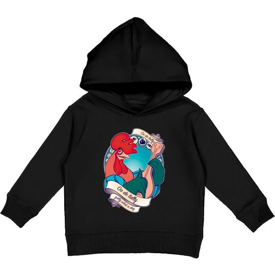 Discover Golly What a Day - Robin Hood Rooster - Kids Pullover Hoodies