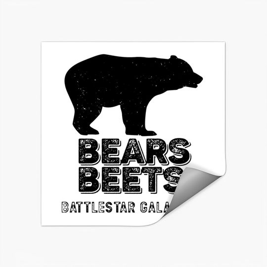 Discover Bears Beets Battlestar Galactica Stickers, Funny The Office Fans Gift - Schrute - Stickers