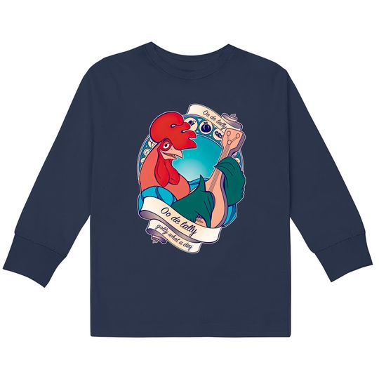 Discover Golly What a Day - Robin Hood Rooster -  Kids Long Sleeve T-Shirts