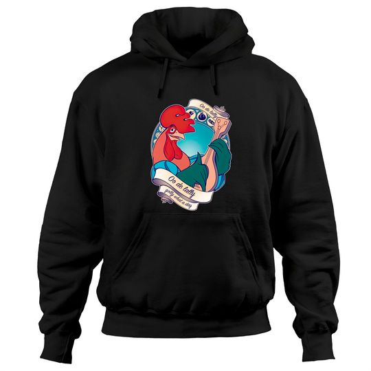 Discover Golly What a Day - Robin Hood Rooster - Hoodies