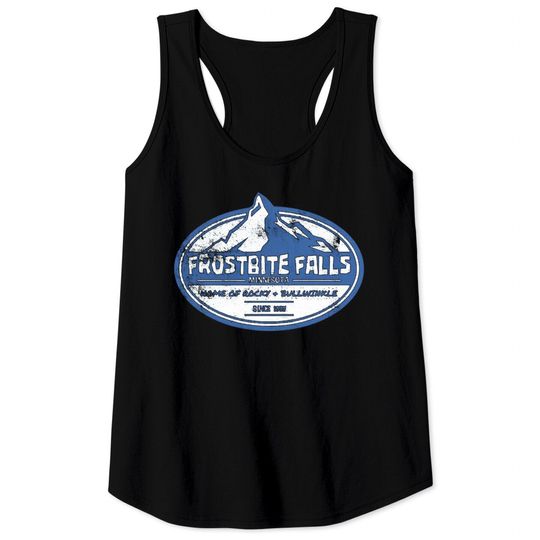 Discover Frostbite Falls, distressed - Rocky And Bullwinkle - Tank Tops