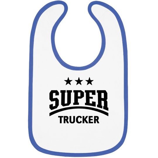 Discover Super Trucker (Truck Driver / Truckman / Black) - Trucker - Bibs