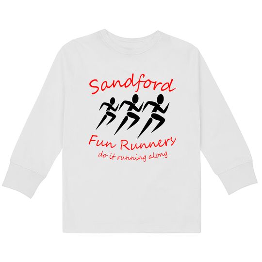 Discover Sandford Fun Runners - Hot Fuzz -  Kids Long Sleeve T-Shirts