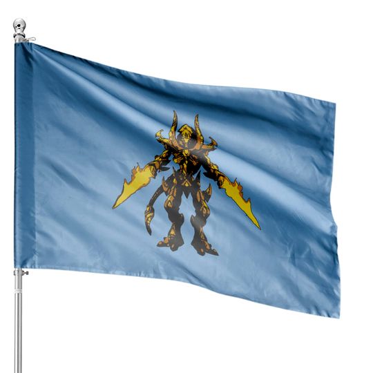 Discover Zealot (Solo) House Flag - Protoss Aiur Zealot Starcraft - House Flags