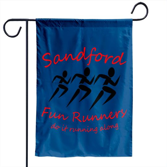 Discover Sandford Fun Runners - Hot Fuzz - Garden Flags