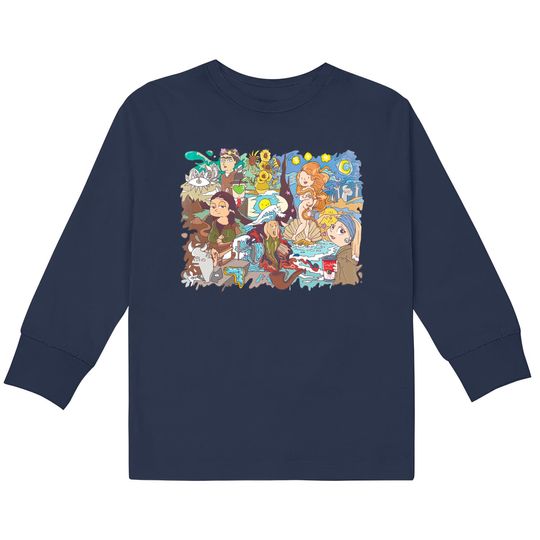 Discover Artsy Fartsy - Artwork -  Kids Long Sleeve T-Shirts