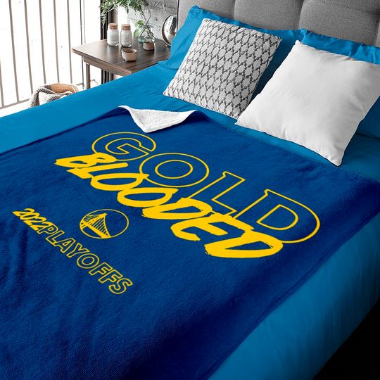 Discover Gold Blooded Baby Blankets, Warriors Gold Blooded Baby Blankets, Gold Blooded 2022 Playoffs Baby Blankets, Gold Blooded 2022 Baby Blankets