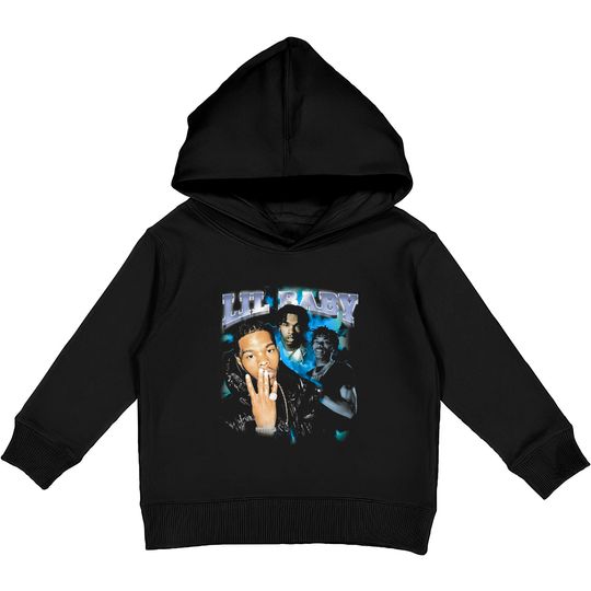 Discover Lil Baby Rapper T- Kids Pullover Hoodies