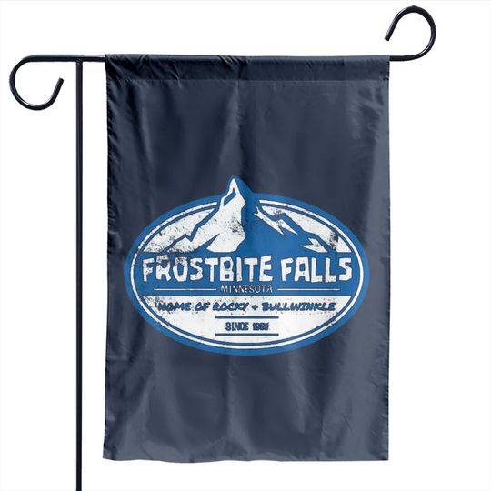 Discover Frostbite Falls, distressed - Rocky And Bullwinkle - Garden Flags