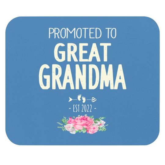 Discover Promoted To Great Grandma 2022 - Promoted To Great Grandma 2022 - Mouse Pads