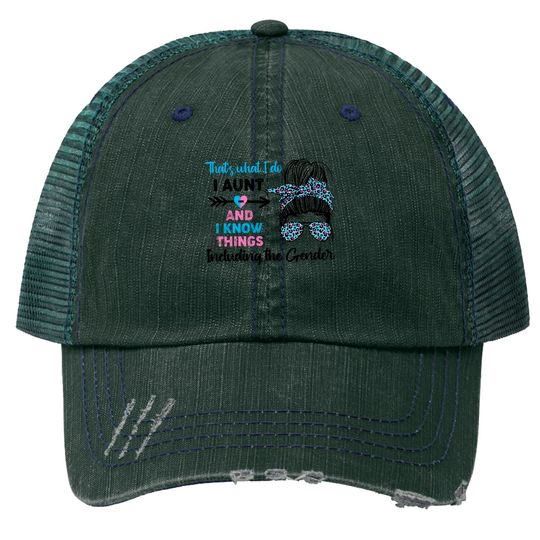 Discover New Aunt Trucker Hats, Keeper Of The Gender Trucker Hats