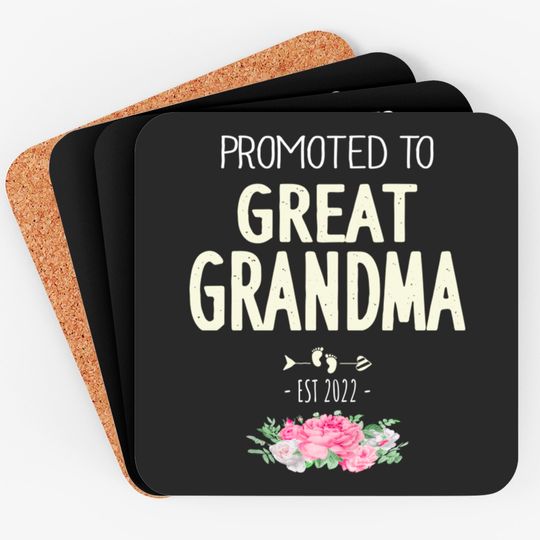 Discover Promoted To Great Grandma 2022 - Promoted To Great Grandma 2022 - Coasters