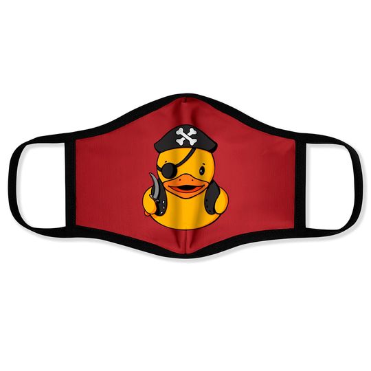 Discover Pirate Rubber Duck Face Masks
