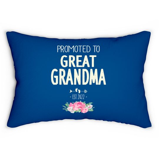 Discover Promoted To Great Grandma 2022 - Promoted To Great Grandma 2022 - Lumbar Pillows