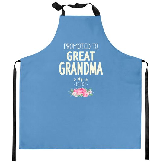 Discover Promoted To Great Grandma 2022 - Promoted To Great Grandma 2022 - Kitchen Aprons