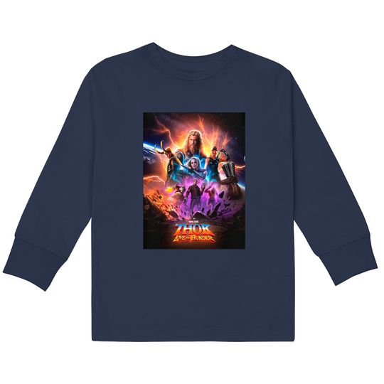 Discover Thor Love And Thunder  Kids Long Sleeve T-Shirts