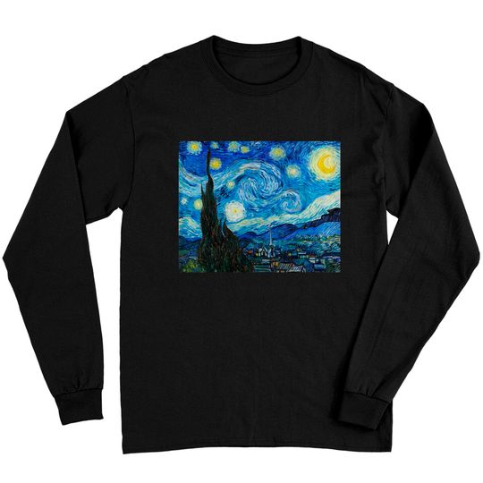 Discover The Starry Night by Vincent Van Gogh - Starry Night - Long Sleeves