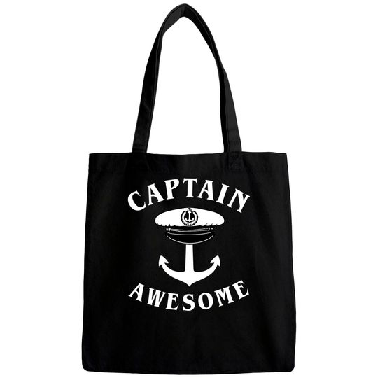 Discover Captain Awesome - Boat Captain - Bags
