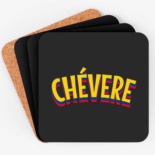 Discover Chevere - amarillo azul rojo - Chevere - Coasters