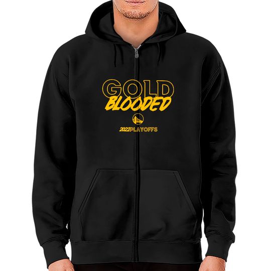 Discover Gold Blooded Warriors Zip Hoodies