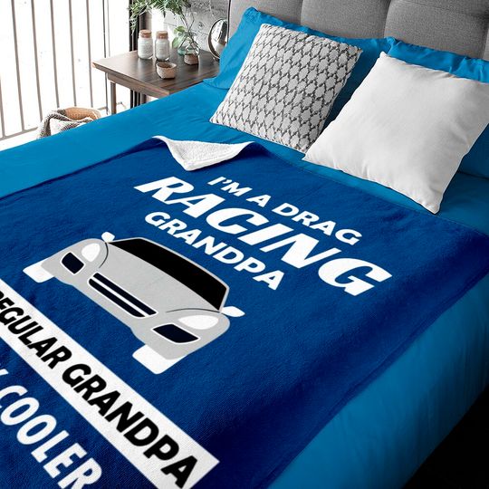Discover Drag Racing Car Lovers Birthday Grandpa Father's Day Humor Gift - Drag Racing - Baby Blankets
