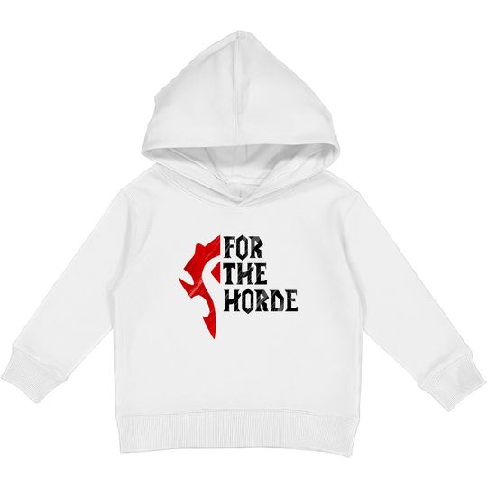 Discover For The Horde! - Warcraft - Kids Pullover Hoodies