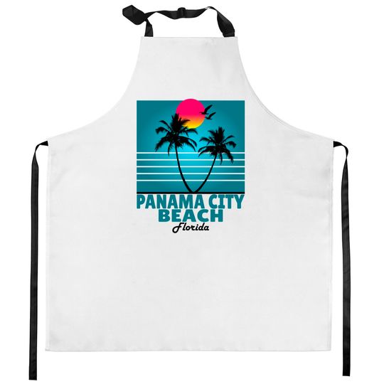Discover Panama City Beach Florida souvenir - Panama City Beach - Kitchen Aprons