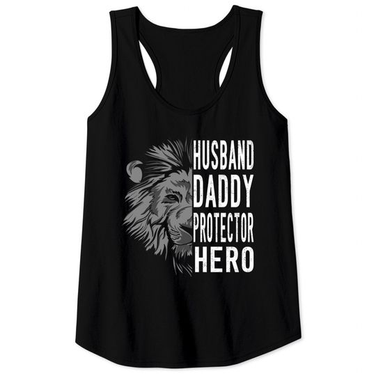 Discover husband daddy protective hero.father's day gift - Husband Daddy Protector Hero - Tank Tops