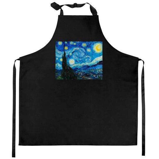 Discover The Starry Night by Vincent Van Gogh - Starry Night - Kitchen Aprons