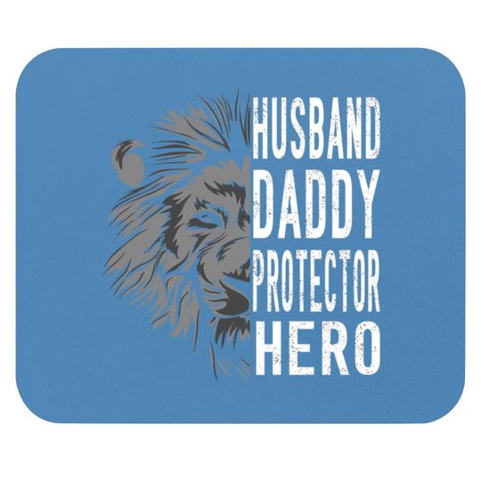 Discover husband daddy protective hero.father's day gift - Husband Daddy Protector Hero - Mouse Pads