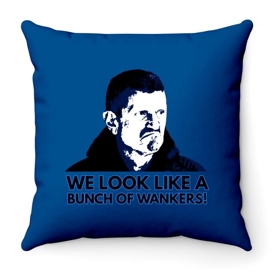 Discover An Unimpressed Guenther Steiner - Formula 1 - Throw Pillows