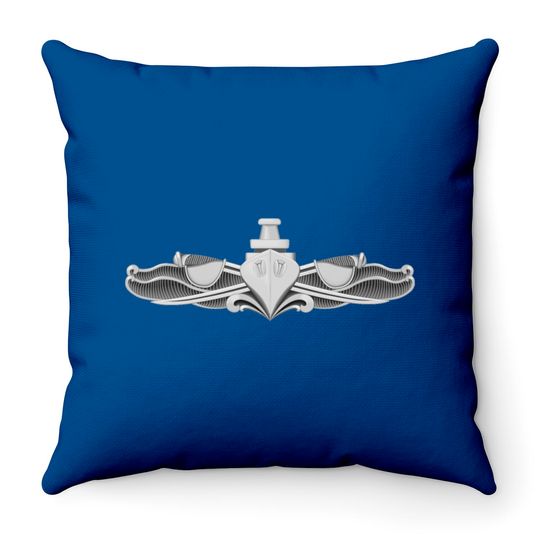Discover Navy Enlisted Surface Warfare Specialist - Enlisted Surface Warfare Specialist - Throw Pillows