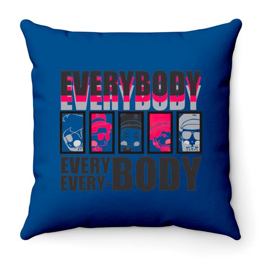 Discover SHINee Chibi Everybody Side - Shinee - Throw Pillows