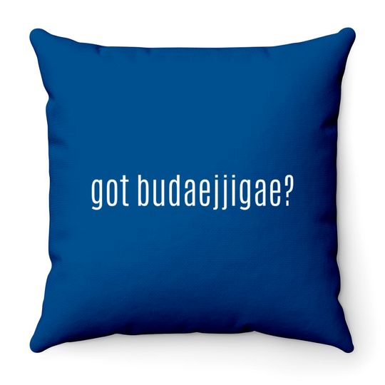 Discover got budaejjigae? - Korean - Throw Pillows