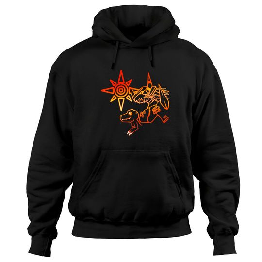 Discover Crest of Courage - Digimon - Hoodies