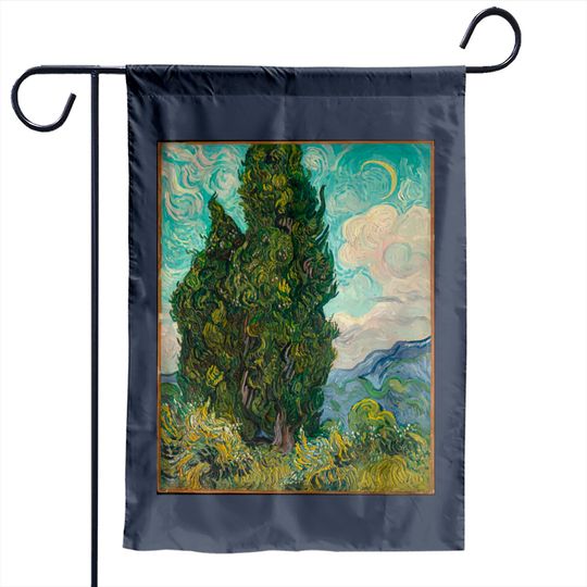Discover Cypresses - Van Gogh - Garden Flags