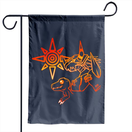 Discover Crest of Courage - Digimon - Garden Flags