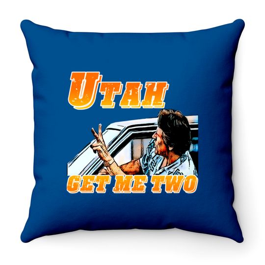 Discover Utah get me 2 - Point Break - Throw Pillows