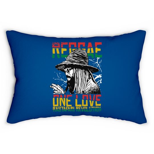 Discover Rastafari Revolution Rasta Music - Rastafari - Lumbar Pillows